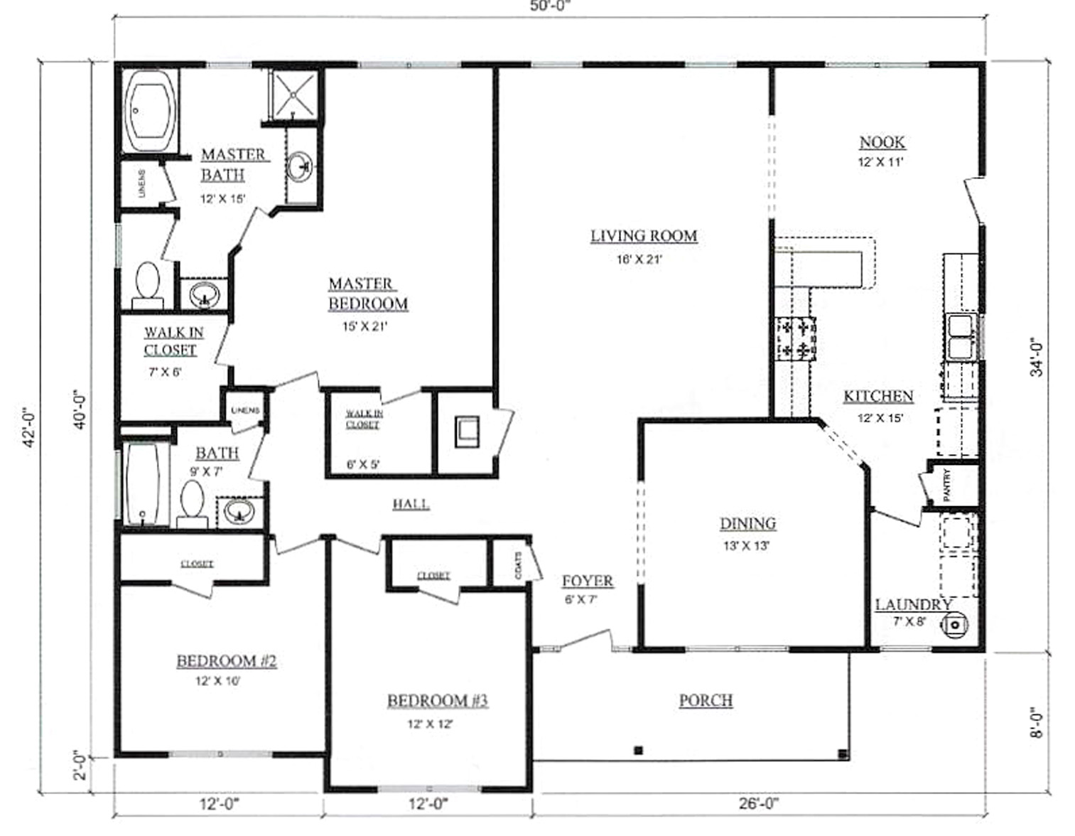 Plans for Pennyworth Homes Tallahassee Home Builder Charleston 3